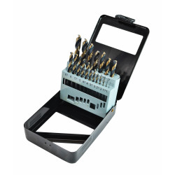 AW42004BL AW METALO HSS GRĄŽTAI M2 KPL. 19 vnt. / 1,0-10 mm/PREMIUM