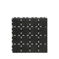 IES40-S411 PP.PEGGRAID EASY SQUARE - BLACK 9 vnt. 1,5m2