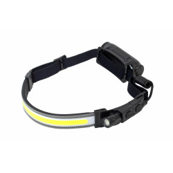 AW17609BL AW BRIGHTBAR LED PRIEKINIS ŽIBINTAS SU JUDESIO JUTIKLIU JUODA LINIJA