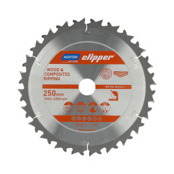 70184608065 NORTON TARGET TOOL pjūklas 250mm x 30mm x 24z MEDIENOS IR KOMPOZITŲ ATB Neg (3,2 / 2,2)