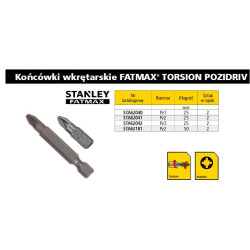 STA62042-XJ STANLEY KOŃCÓWKA PZ3 x 25mm /2szt.