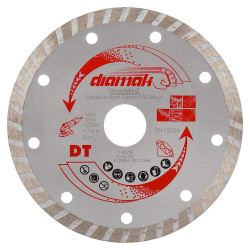 D-61167 MAKITA DIAMOND TARGET 125x22.23mm TURBO (DRY) BETONAS, GRŪDAS, MARMUR