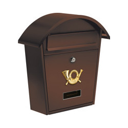 78587 VOREL LETTER BOX380x320x105mm BRONZAS