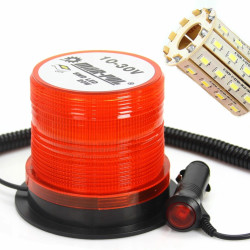 M82712 ORANŽINĖS SPALVOS ĮSPĖJAMOJI LEMPUTĖ 10-30V 40-LED....