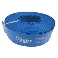 11258 VANDENS ŽARNA 2 "x 100 m/PVC / sidabrinė