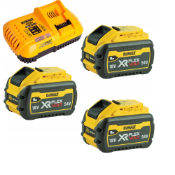 DCB118X3-QW DEWALT.Akumuliatorius 18/54V 9.0/3.0Ah FV x3 DCB547 + ĮKROVIKLIS...