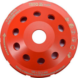 YT-60322 YT.DISC D.TAL.GRINDING. 125x22,2 mm...