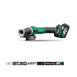 HIKOKI.KAMPINIS ŠLIFUOKLIS. 36V G3613DEWQZ 125mm 2x2.5Ah BL MULTIVOLT HITSYSTEM