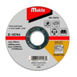 D-18764-10 MAKITA MET.INOX ašmenys 115mm 10vnt. TUBE ...