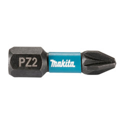 E-12376 MAKITA DRIVER END PZ2-25mm /25vnt. IMPACT BLACK