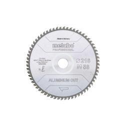 628443000 METABO FZ/TZ diskinis pjūklas 216x30x58z ALUMINIUM CUT PROFESSIONAL