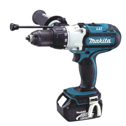 DHP451RTJ MAKITA 18V 40/80Nm smūginis gręžtuvas/suktuvas 2 x 5,0Ah LI-ION MAKPAC dėklas DHP451RTJ