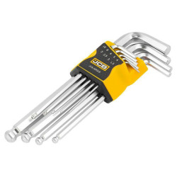 JCB-5093LB JCB IMBUSES 9vnt / LONG. / rutuliukas 1,5-10 mm