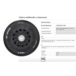 2608601569 BOSCH SIZING DISK 150mm GEX150 MEDIUM ...