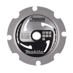 B-33685 MAKITA diskinio pjūklo diskas 165x20x4z SPECIALIZUOTOS Pluoštinio cemento plokštės