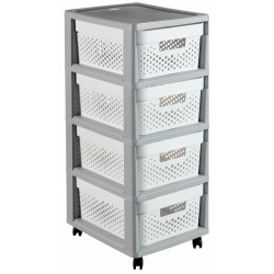 239845 CURVER INFINITY KD 4X10L AŽŪRINĖ LENTYNA