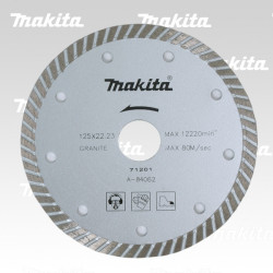 A-84062 MAKITA DIAMOND TARGET 125mm TURBO / SILVER