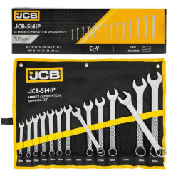 JCB-5141P JCB kombinuotieji veržliarakčiai, 14 vnt. (10-32 mm)