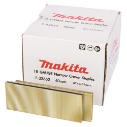 F-33652 MAKITA 18GA segtukai 5,7x40mm /5056vnt. GALVANIZUOTOS