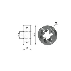 N1-121001-3131 FANAR G 1/2" CILINDRINIS VAMZDŽIO SRIEGIS HSS 800, DIN-EN 24231