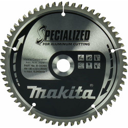 B-33283 MAKITA pjūklo diskas 190x20x60z SPECIALIZUOTAS ALIUMINIS