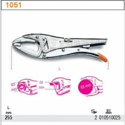 1051 BETA savaime užsifiksuojančios karbido replės 255 mm