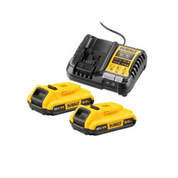 DCB1104D2-QW DEWALT.CHARGER DCB1104 +2x2.0Ah DCB1104D2