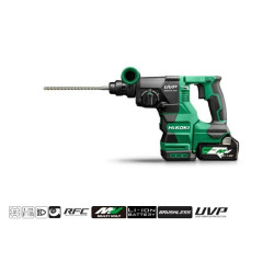 HIKOKI.36V smūginis gręžtuvas DH3628DAWRZ 3.2J 2x2.5Ah BL MULTIVOLT HITSYSTEM