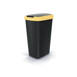 NSAB45-1215C_S411 KEDEN ŠIUKŠLIŲ DĖŽĖ COMPACTA Q 45L - RYŠKIAI GELTONA / JUODA