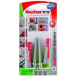 535002 FISCHER DUOPOVER KEEL 10x50 SU PROFECT HOLE /2vnt.