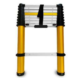 DR-AL-TELE-2,6-HOME DRABEST ALUM.TELESKOPOWA DRABINA 9 laipsnių 2,6m HOME 125kg