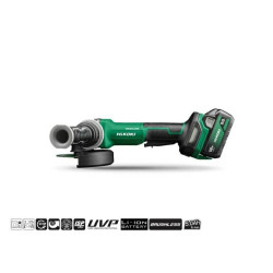 HIKOKI.KAMPINIS ŠLIFUOKLIS. 18V G1813DFWQZ 125mm 2x5,0Ah BL HITSYSTEM įjungimo ir išjungimo jungiklis