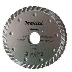 A-84056 MAKITA DIAMOND TARGET 115 mm ECO TURBO / sidabrinis