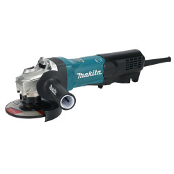 MAKITA.Kampinis šlifuoklis.125mm GA5094 1900W, stabdžių perjungimo svirtelės, stabdžiai