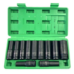 RF-4117-5MPB "ROCKFORCE LONG SOCKET" 11vnt.1/2" 10-24mm / CASE