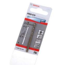 2608585842 BOSCH HSS-Co metalo grąžtas 3,0/33mm /1vnt.