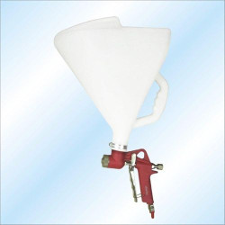 10521 GIPSO PISTOLETAS PLASTIKINIS / SIDABRINIS