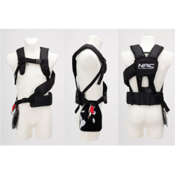 BLISTER-HARNESS-NAC NAC DVIGUBI DIRŽAI SU KLUBŲ APSAUGA