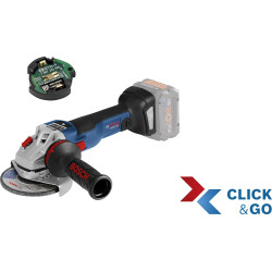 06019G350B BOSCH.150 mm kampinis šlifuoklis GWS 18V-10 SC SOLO REG.OBR. LB ...