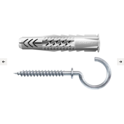 94407 FISCHER UX 6x35 RH kablys apvaliam flanšui / 25 vnt.