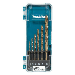 D-75758 MAKITA METAL grąžtų rinkinys HSS-CO 6vnt.