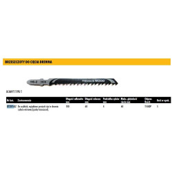 DT2075-QZ DEWALT BRZE.WYRZ. 100x4mm T144DP DREWNO /5szt. /POGRUBIONY ...