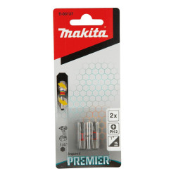 E-03137 MAKITA DRIVER END PH2-25mm /2vnt. IMPACT PREMIER