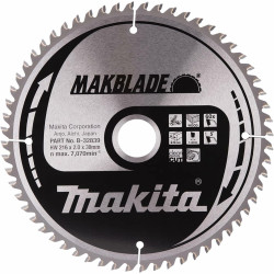 B-32839 MAKITA pjūklo diskas 216x30x60z MAKBLADE WOOD