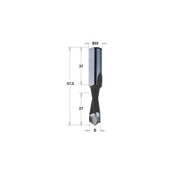 310.060.41 CMT Drill NP HW D 6 I 27 L 57.5 S 10x2 5 RH...