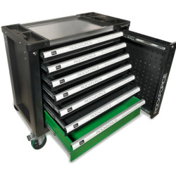 RF-55306 ROCKFORCE darbastalio blokas + 172 vnt. ĮRANKIAI.