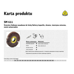 275137 K.ŚCIERNICA TAR.LIST.165*25*43 gr. 80 SM611