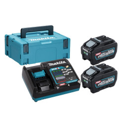 191V35-5 MAKITA 40V XGT maitinimo šaltinio komplektas (BL4050Fx2+DC40RB)