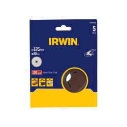 IW8088509 IRWIN Pluošto ritė 125 mm x 22 mm P100 /5 vnt.