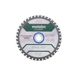 628273000 METABO.Diskinis pjūklas 165 x 20 mm Z40 METABO